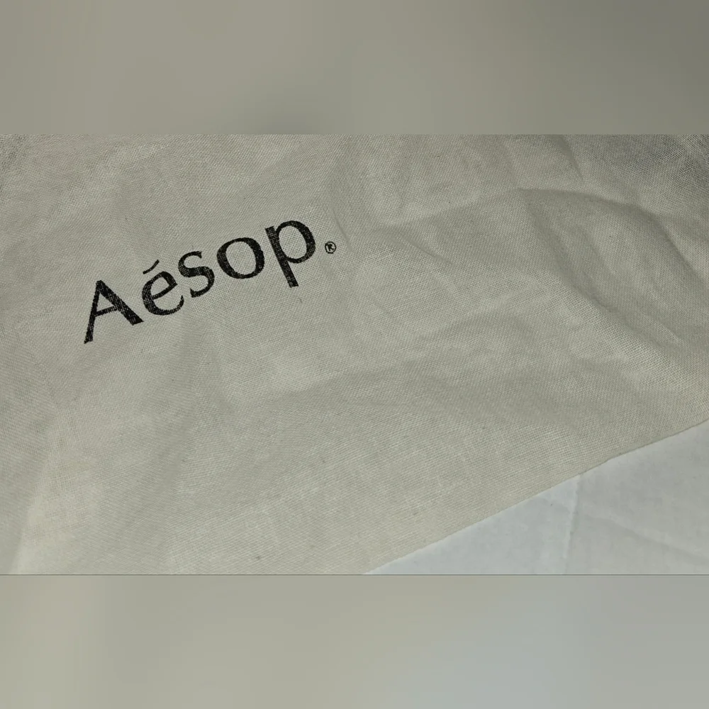 Aesop drawstring bag